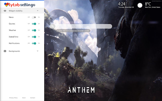 Anthem Game Wallapaper & Anthem Theme