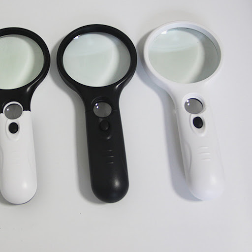 Title 3, Double Lens Racket Handheld High Power Reading ...