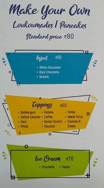 Lokoman Cafe menu 