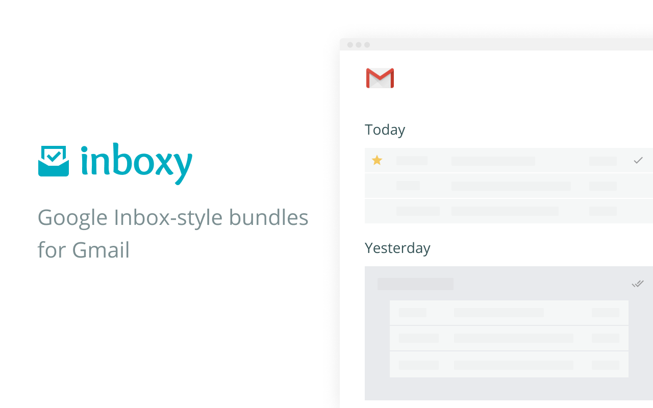 inboxy: Inbox Bundles for Gmail Preview image 1