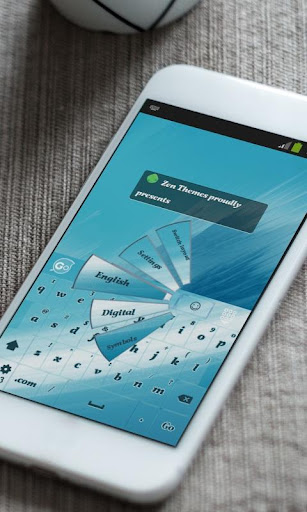 免費下載個人化APP|Light Blue Shine GO Keyboard app開箱文|APP開箱王