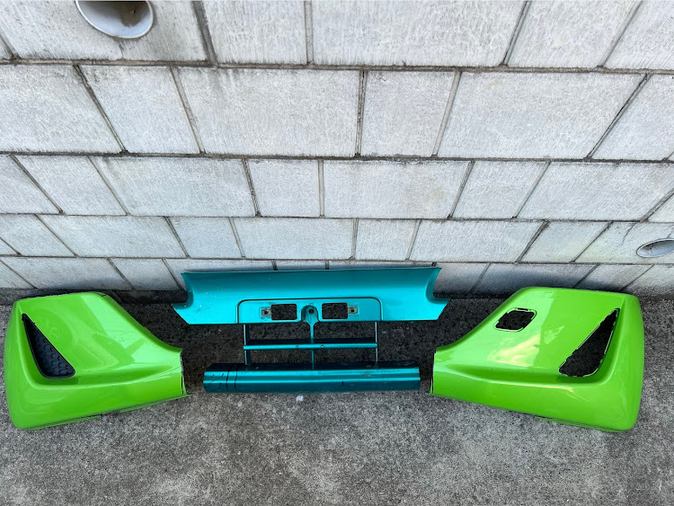 ビートのニコイチバンパー制作・まだまだこれから！・ミラアヴィRS・車検から帰還・一難去ってまた一難😢に関するカスタム事例の投稿画像2枚目