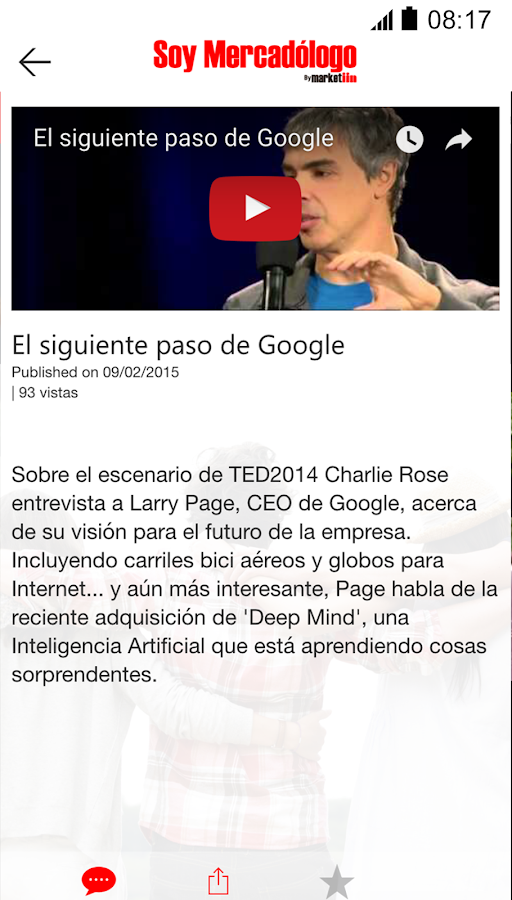   Soy Mercadólogo: captura de tela 