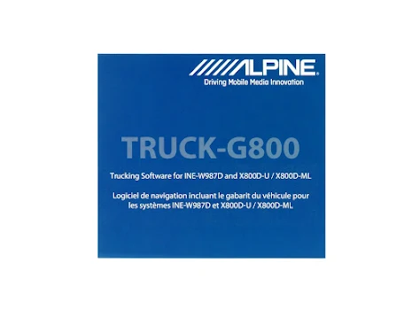 Trucking software for X800D-U / INE-W987D (SD card)