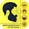 Man Tattoo Hairstyle Editor icon