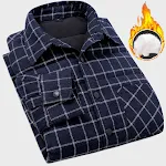 Navy blue and white line latti