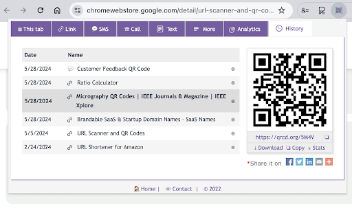 URL Scanner and QR Codes