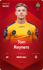 Tom Reyners 2020-21 • Rare 56/100