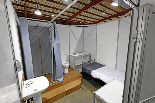 An isolation unit at the Nasrec quarantine site in Johannesburg may only serve those who choose to be state quarantined, according to a North Gauteng High Court ruling yesterday. / Dino Lloyd