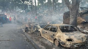 Informal structure fire The City's Fire and Rescue Service responded to Mandela Park Houtbay At 02:11 am more than 100 structures were destroyed leaving approximately 300 people displaced.