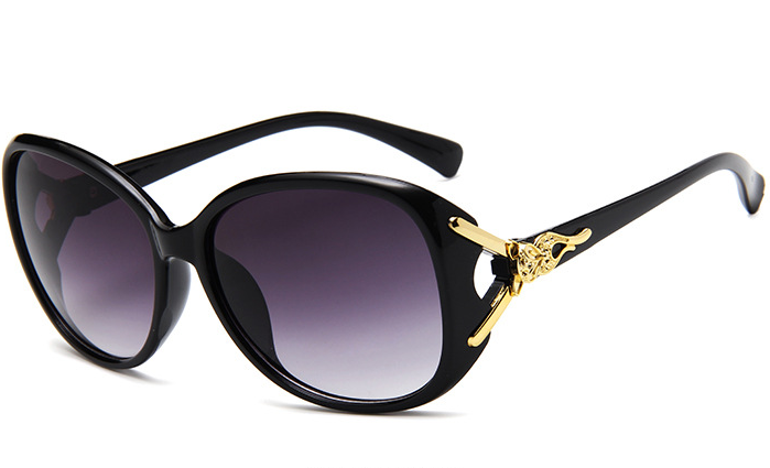 Óculos de sol femininos grandes com cabeça de raposa estilo caixa. Design moderno e proteção UV. Perfeitos para um visual fashion e marcante.