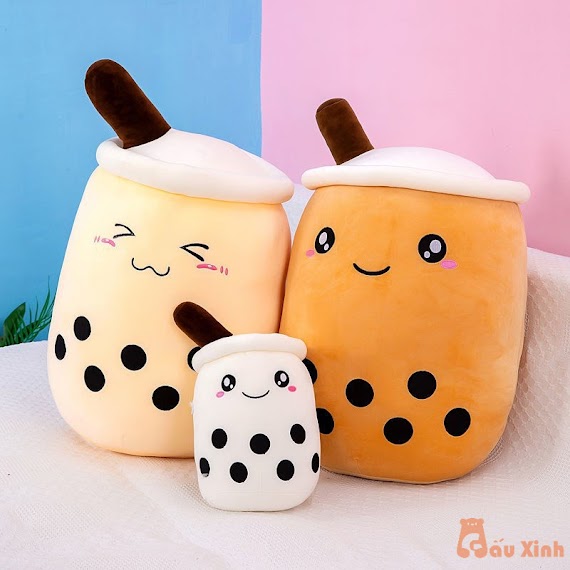 Gấu Bông Trà Sữa Gối Ôm Cute Mini Giá Rẻ Size 15Cm 30Cm 40Cm Quà ...