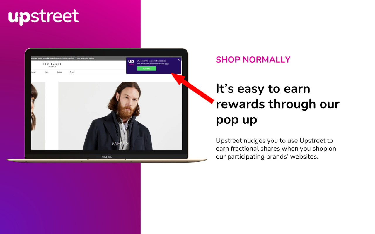 Upstreet - Earn Shares as You Shop Preview image 4