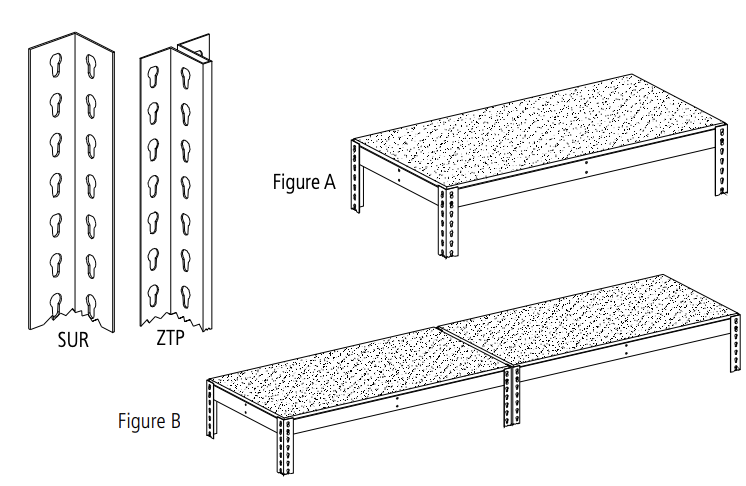 wide span shelving installation