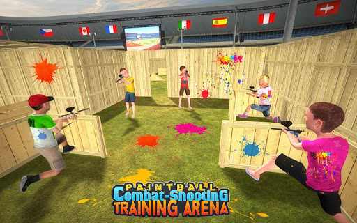 Kids Paintball Combat Shooting Training Arena