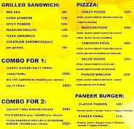 Burgerizza menu 1