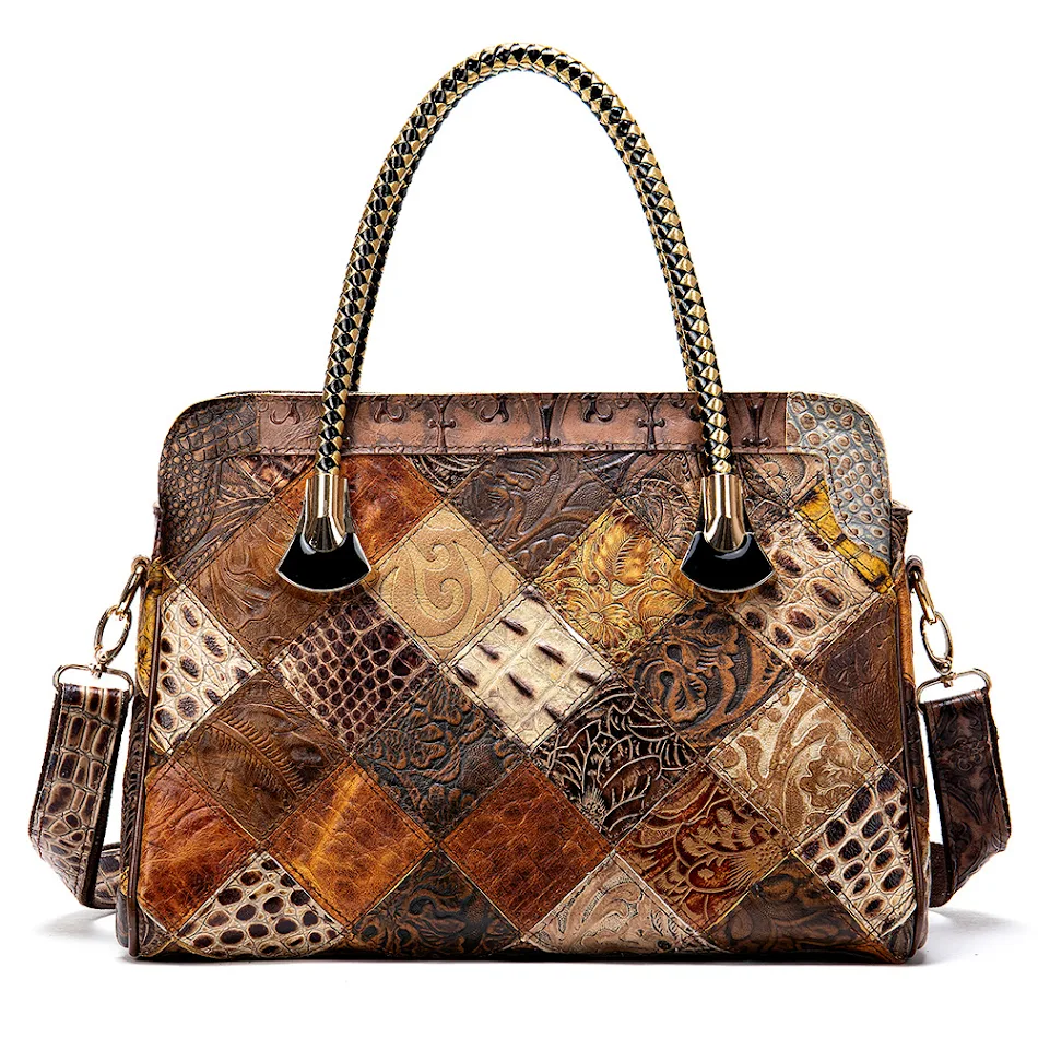 Bolsa de mão feminina com design de um ombro e costura colorida. Elegância e praticidade em um acessório moderno, perfeito para diversas ocasiões.