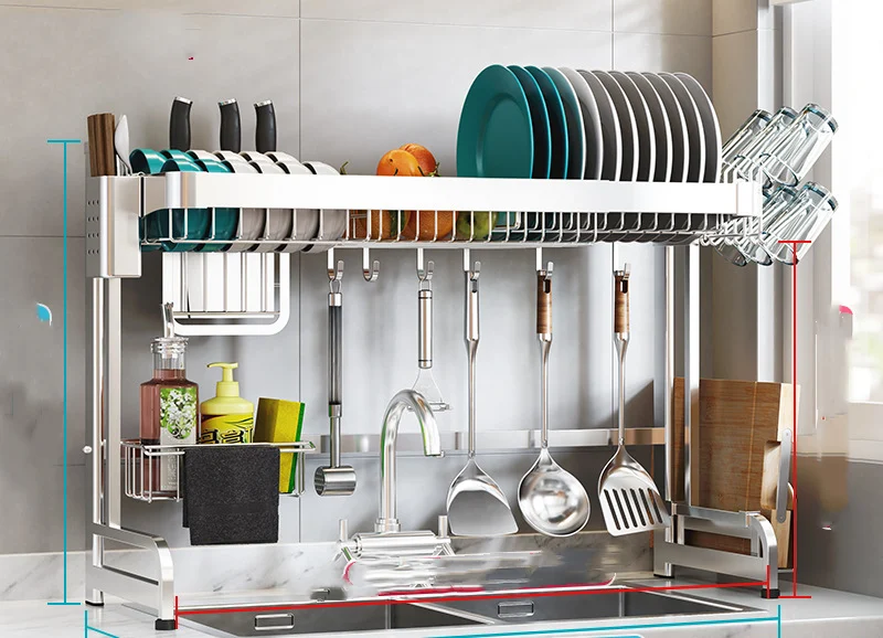Artifact Supplies Étagère de rangement pour vaisselle Home Daquan. Organisez votre vaisselle sans effort. Optimisez l'espace cuisine avec cette solution durable et élégante. Profitez d'une maison rangée.