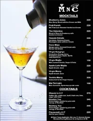 Mocktails N Cocktails menu 3