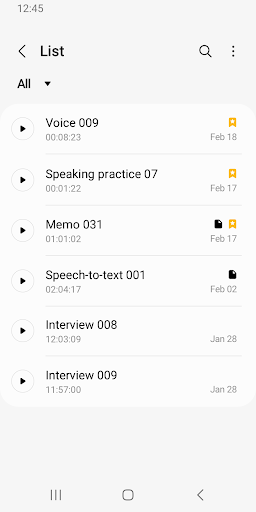 Samsung Voice Recorder screenshot #6