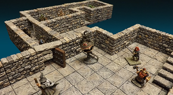 Designing Dungeon Crawl Tiles for 3D Printing at Home