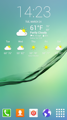 Screenshot SGS6 Chronus Weather Icons