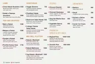 The Persian Terrace - Sheraton menu 2