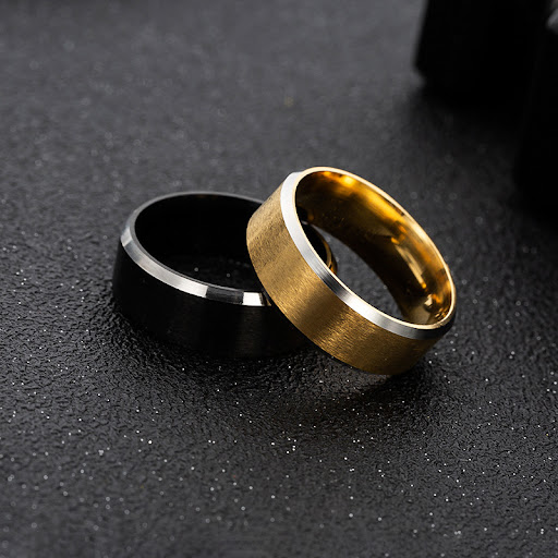 Title 2, Simple Shape Mens Stainless Steel Ring – A Dur...