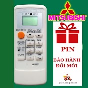 Điều Khiển Điều Hòa Mitsubishi Electric [Mặt Trắng] - Tặng Kèm Pin, Bảo Hành Đổi Mới