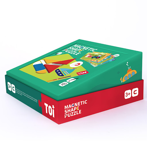 Title 6, Geometric Shape Magnetic Puzzle Advanced Tangra...