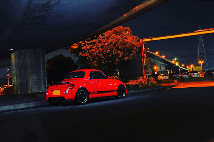 コペンのコペン・コペンl880k・夜景撮影・ループ橋とコラボ・一眼レフ撮影に関するカスタム事例の投稿画像1枚目