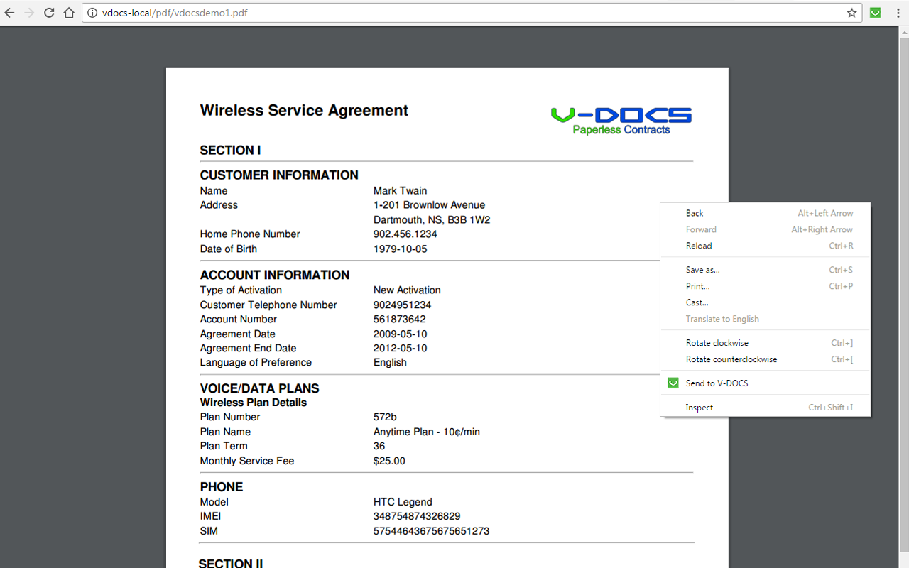 V-DOCS for Chrome Preview image 2