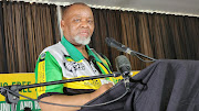 Gwede Mantashe addresses delegates at the Free State ANC's ninth elective conference on Saturday.