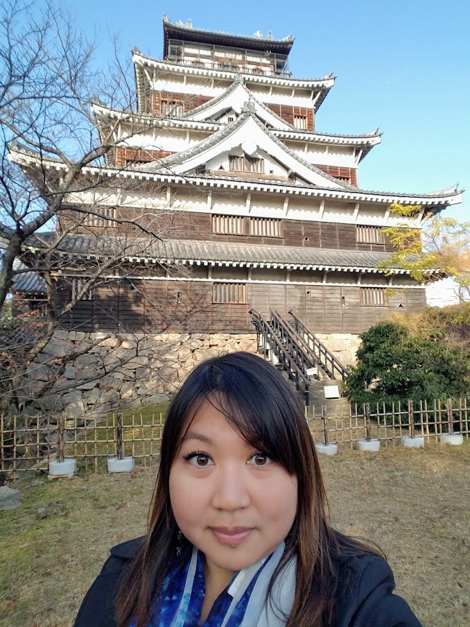 Hiroshima Castle, one of the free things to do in Hiroshima if you just walk around the moat and park area to see the castle on the outside, there is only a small fee to enter the inside of Hiroshima Castle itself