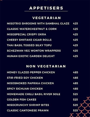 Misoyum - Gourmet Asian Kitchen menu 