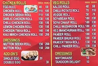 D.K Kolkata Kathi Roll menu 1