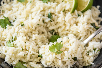 Garlic Cilantro Lime Rice
