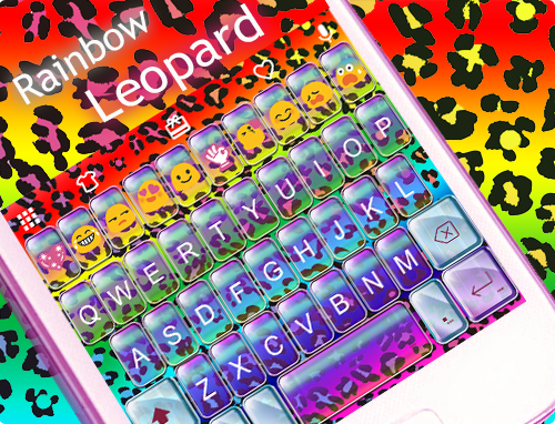 免費下載個人化APP|Rainbow Leopard Emoji Keyboard app開箱文|APP開箱王