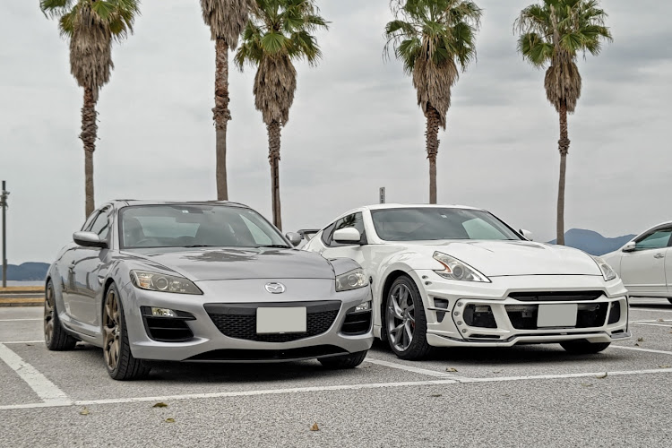 RX-8のフェアレディZ・コラボ・コラボありがとうございました・潮風公園みなとオアシスゆうに関するカスタム事例の投稿画像1枚目