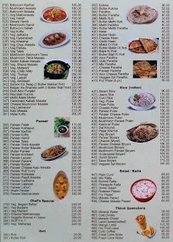 Veggies menu 3