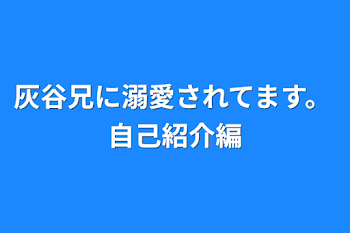 灰谷兄に溺愛されてます。自己紹介編