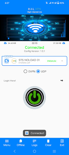 Screenshot H.I.L VPN