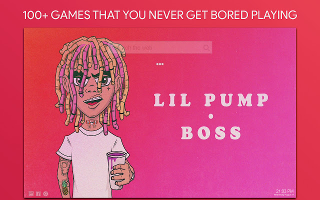 Lil Pump Wallpaper HD Custom New Tab