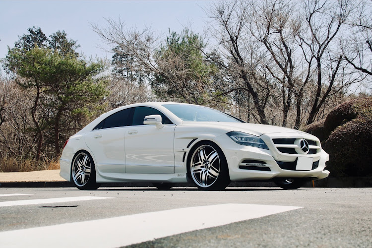 CLSクーペの富士山と愛車・グラフェンコーティング・ピックアップチャレンジ・4月もよろしくお願い致します🌸・昭和の會に関するカスタム事例の投稿画像1枚目