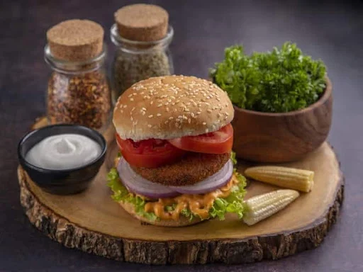 Barbeque Veg Patty Burger