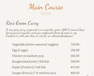 Rio Coastal Gourmet menu 3