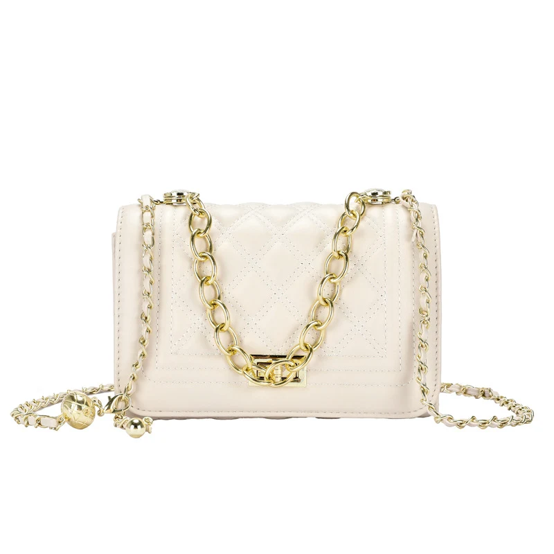Nova Bolsa Coreana Feminina de Moda com Corrente em Estilo Ocidental. Perfeita para um visual moderno e elegante, ideal para diversas ocasiões.