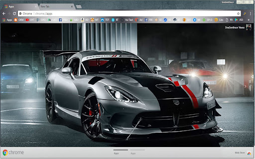 Dodge Viper Black - Racing Car