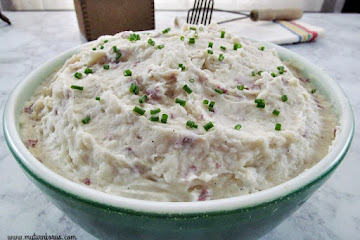 How to make Garlic Mashed Red Skinned Potatoes