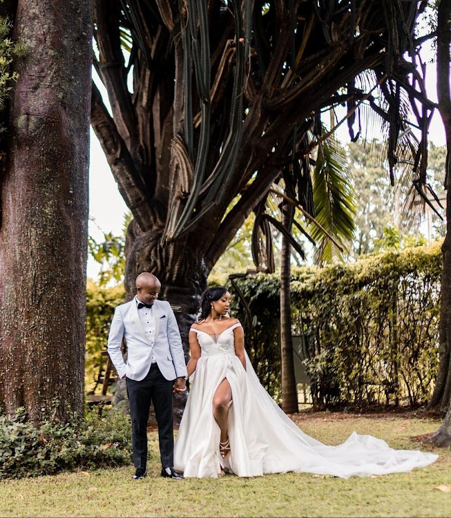 Newly weds: Ben Cyco and Wanjiru Njiru